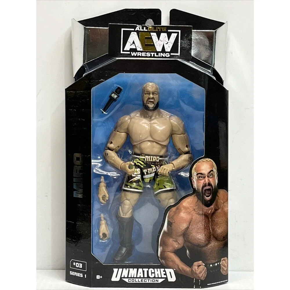 AEW Unmatched Collection Series 1 Miro Wrestling Action Figure jazware NEW 2021